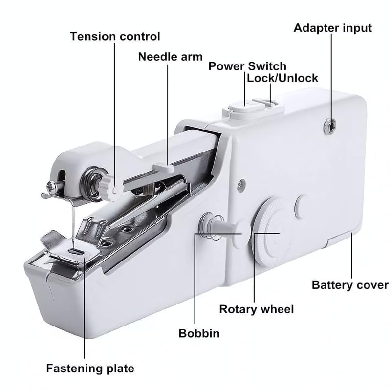 Handheld Portable Mini Electric Cordless Sewing Machine for Beginners