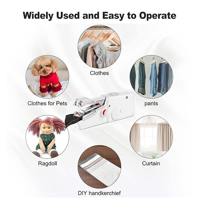 Handheld Portable Mini Electric Cordless Sewing Machine for Beginners