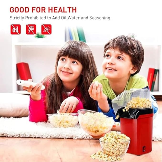 Automatic Electric Popcorn Maker – Enjoy Fresh & Healthy Popcorn Anytime!